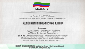 Convocatoria a Plenaria de FEBAP Intenacional